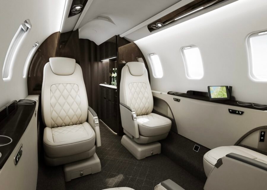 Learjet 75 cabin